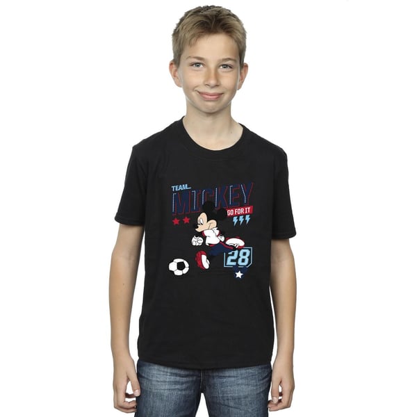 Disney Boys Mickey Mouse Team Mickey Football T-Shirt
