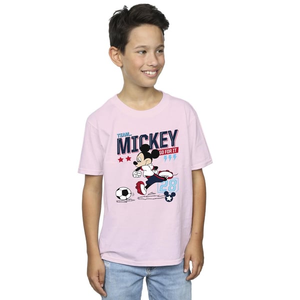 Disney Boys Mickey Mouse Team Mickey Football T-Shirt