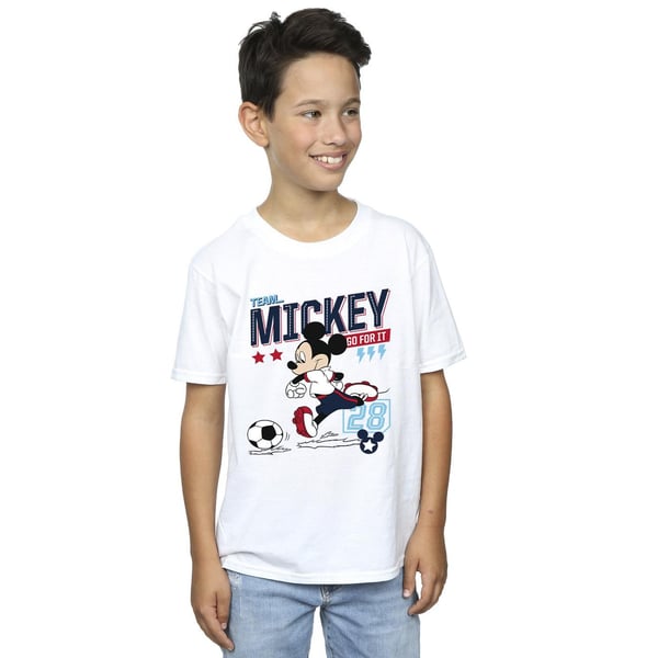 Disney Boys Mickey Mouse Team Mickey Football T-Shirt