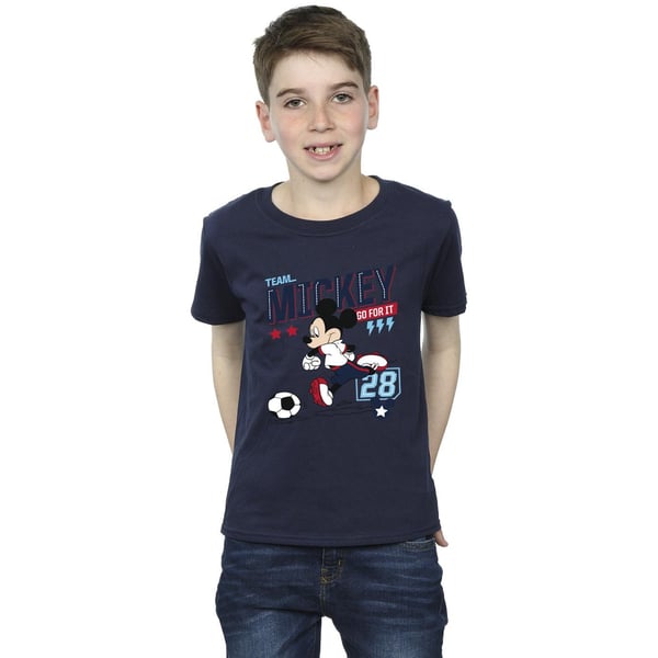 Disney Boys Mickey Mouse Team Mickey Football T-Shirt