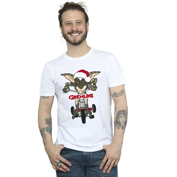 Gremlins Miesten Pyörälogo T-paita