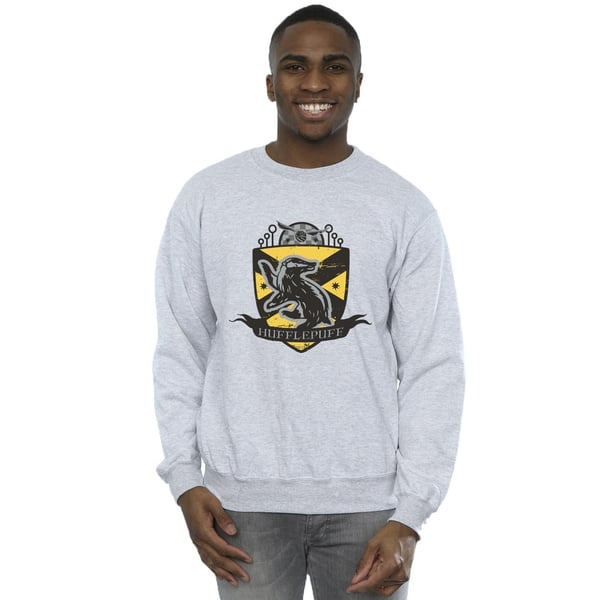 Harry Potter Mens Hufflepuff Chest Badge Sweatshirt