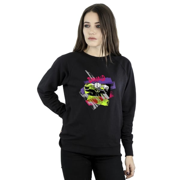 Disney Womens/Ladies Donald Duck Ear Plug Bright Sweatshirt