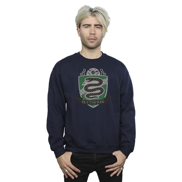 Harry Potter Mens Slytherin Chest Badge Sweatshirt