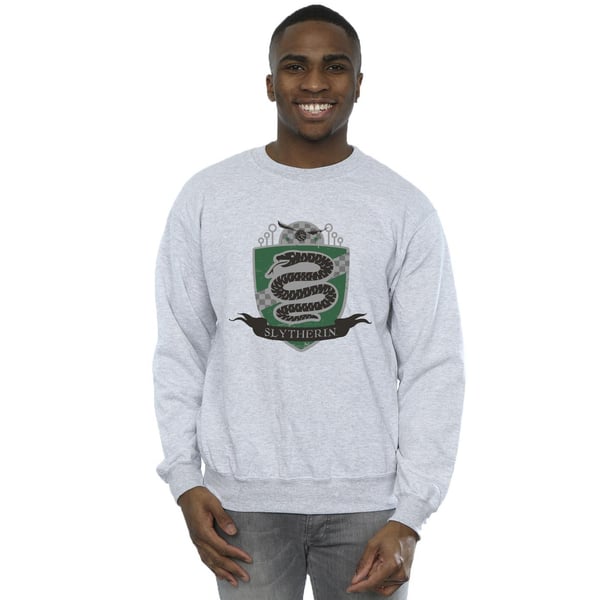 Harry Potter Mens Slytherin Chest Badge Sweatshirt