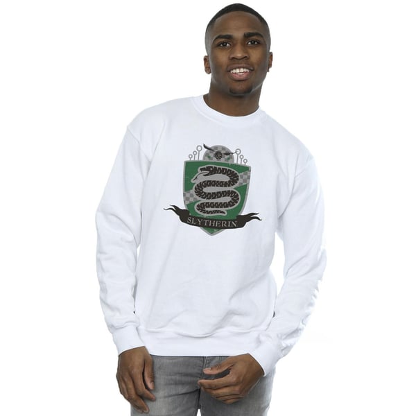 Harry Potter Mens Slytherin Chest Badge Sweatshirt