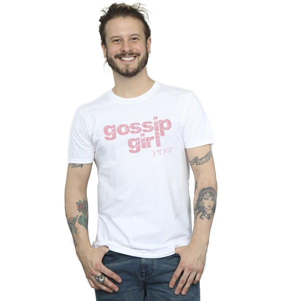 Gossip Girl Mens Swirl Logo T-Shirt