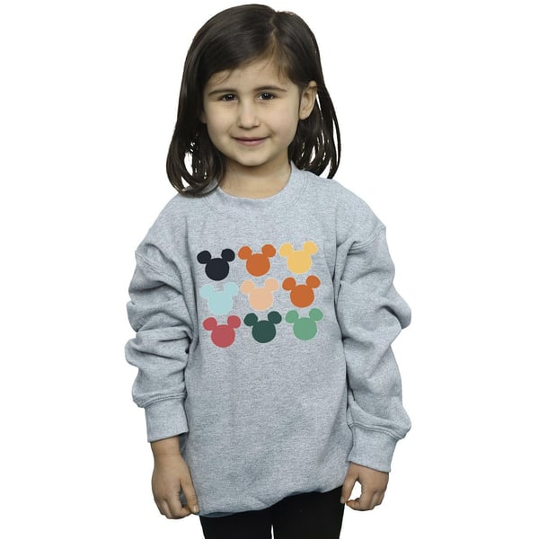 Disney Girls Mickey Mouse Heads Square Sweatshirt