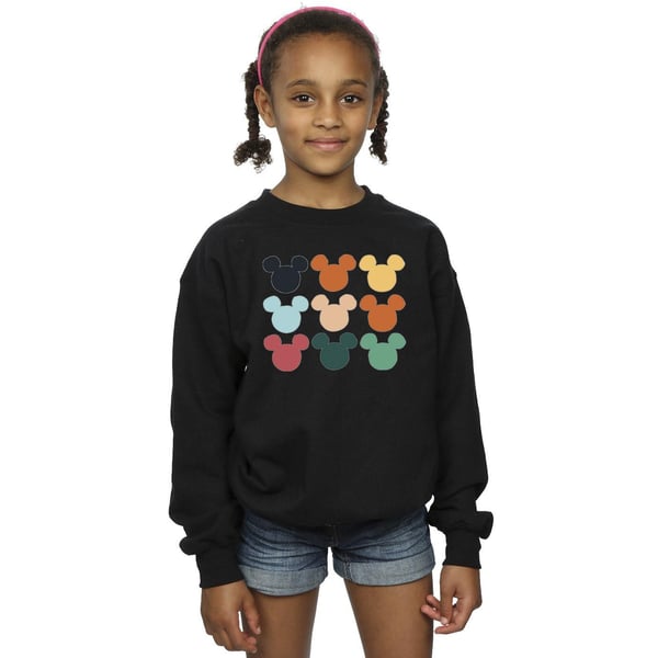 Disney Girls Mickey Mouse Heads Square Sweatshirt