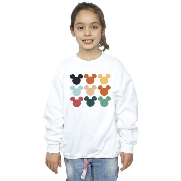 Disney Girls Mickey Mouse Heads Square Sweatshirt