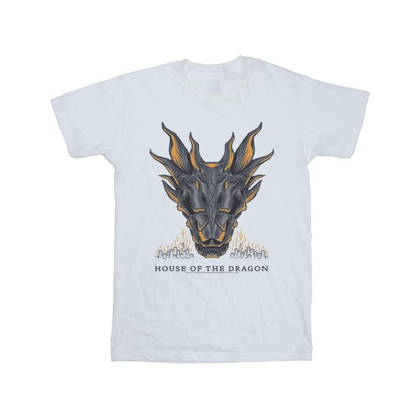 Game Of Thrones: House Of The Dragon Mens Dragon Flames T-Shirt
