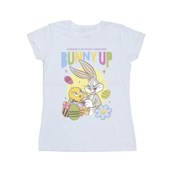 Looney Tunes Womens/Ladies Bunny Up Cotton T-Shirt Looney Tunes Womens/Ladies Bunny Up Cotton T-Shirt