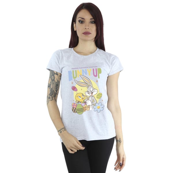 Looney Tunes Womens/Ladies Bunny Up Cotton T-Shirt