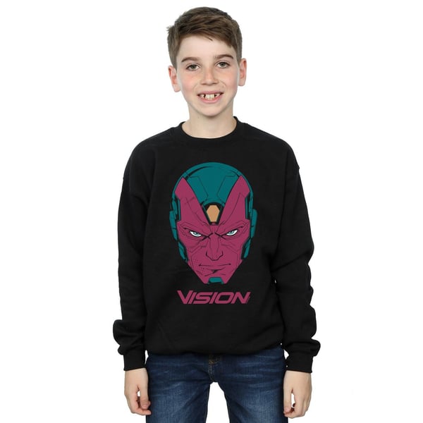 Marvel Boys Avengers Vision Head Sweatshirt
