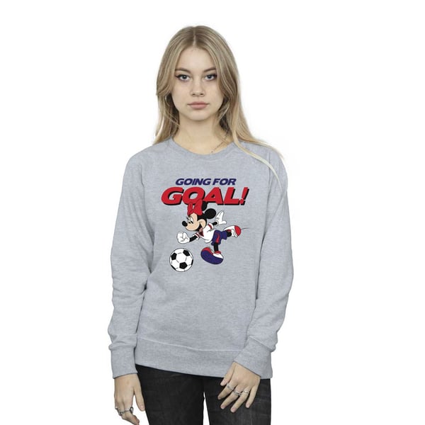 Disney Womens/Ladies Minnie Mouse Going For Goal Sweatshirt