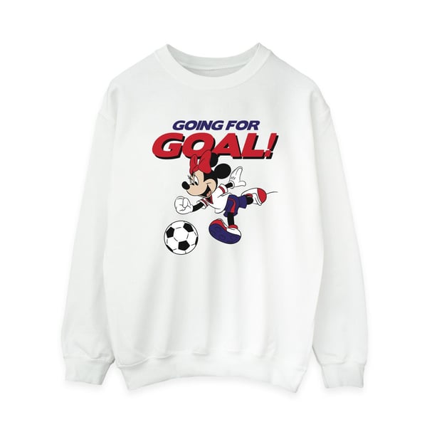 Disney Womens/Ladies Minnie Mouse Going For Goal Sweatshirt