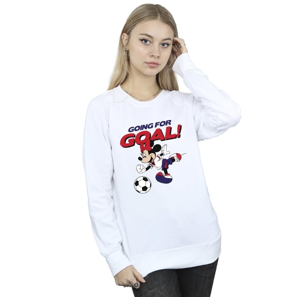 Disney Womens/Ladies Minnie Mouse Going For Goal Sweatshirt