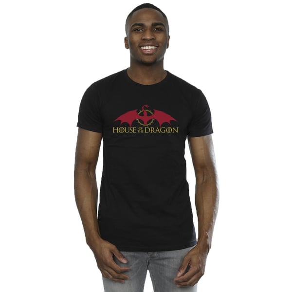 Game Of Thrones: House Of The Dragon Mens Dragon Logo T-Shirt