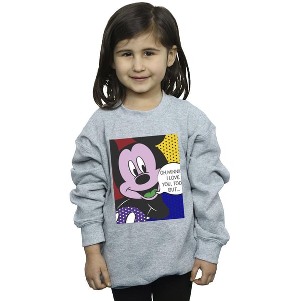Disney Girls Mickey Mouse Oh Minnie Pop Art Sweatshirt