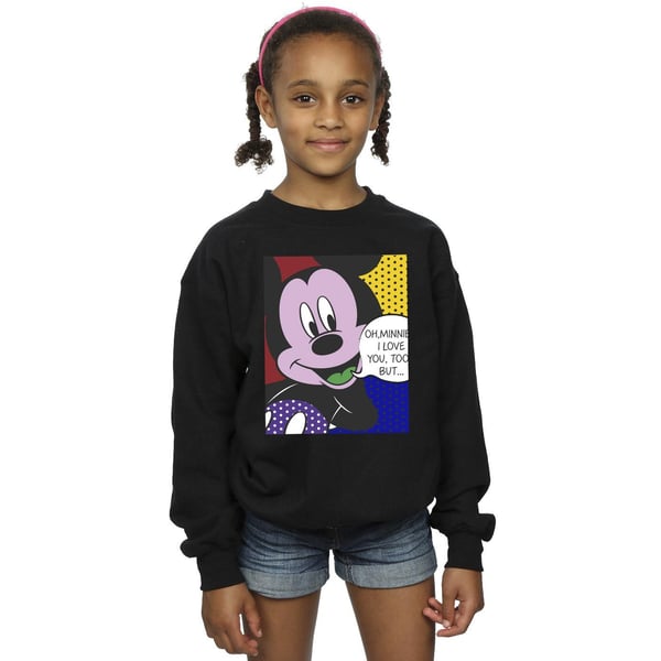 Disney Girls Mickey Mouse Oh Minnie Pop Art Sweatshirt