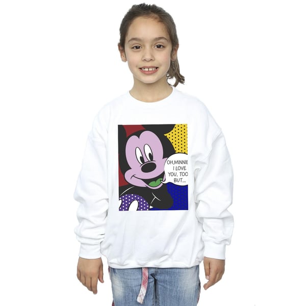 Disney Girls Mickey Mouse Oh Minnie Pop Art Sweatshirt