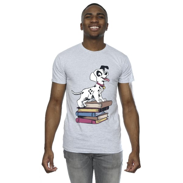 Disney Mens 101 Dalmatians Books T-Shirt
