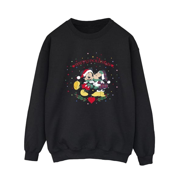 Disney naisten/naisten Mikki Hiiri Mikki Minni joulu collegepaita