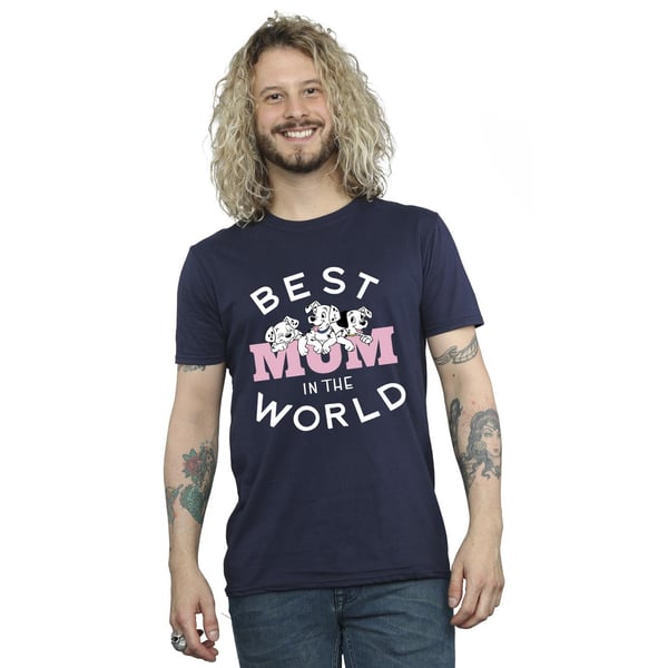 Disney Mens 101 Dalmatians Best Mum In The World T-Shirt