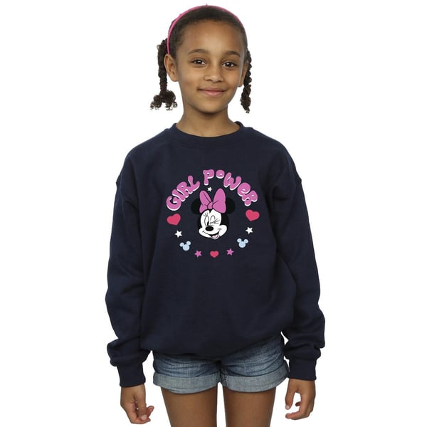 Disney Girls Minnie Mouse Girl Power Sweatshirt