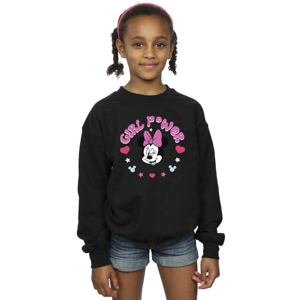 Disney Girls Minnie Mouse Girl Power Sweatshirt