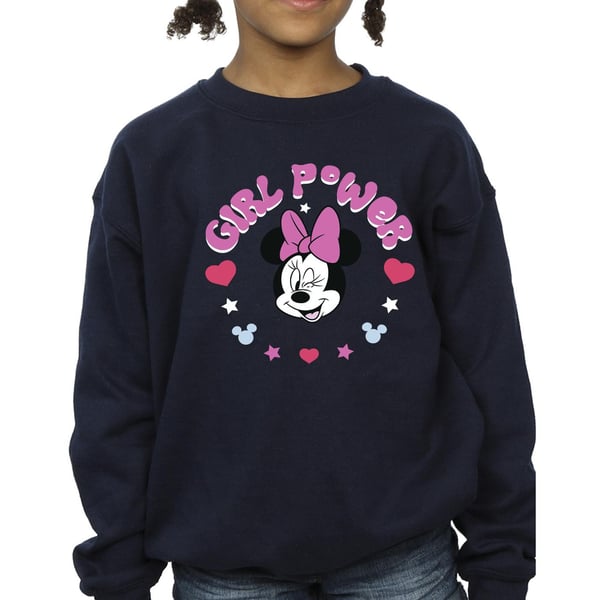 Disney Girls Minnie Mouse Girl Power Sweatshirt