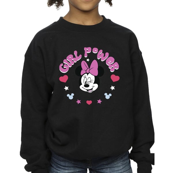 Disney Girls Minnie Mouse Girl Power Sweatshirt