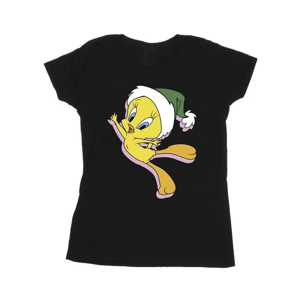 Looney Tunes Dam/Dam Tweety Julhatt T-shirt i bomull