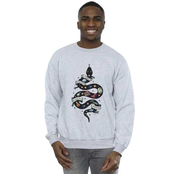 Harry Potter Mens Slytherin Sketch Sweatshirt