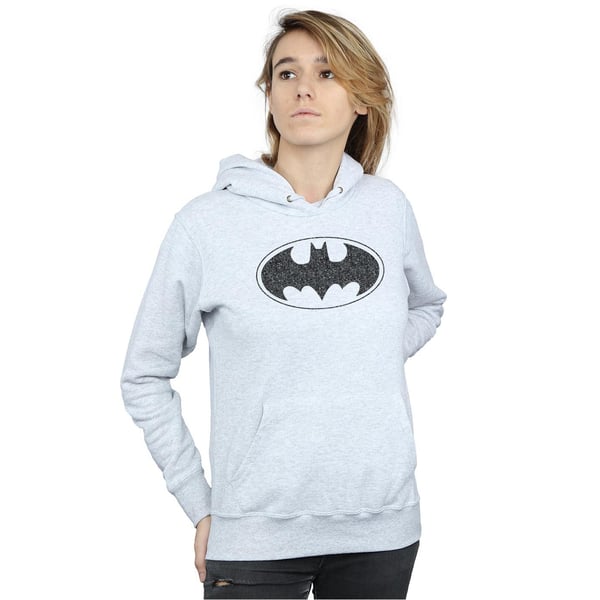 DC Comics Womens/Ladies Batman One Colour Logo Hoodie