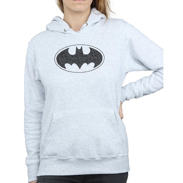 DC Comics Womens/Ladies Batman One Colour Logo Hoodie