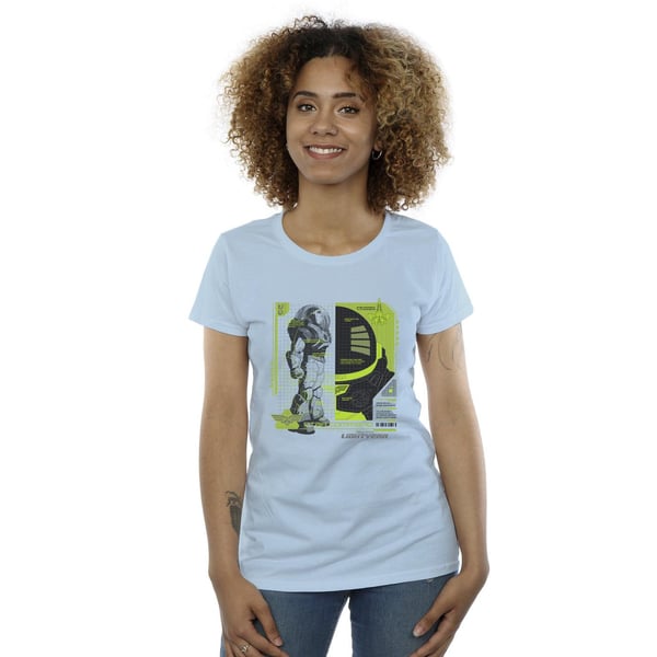 Disney Naiset/Naisten Lightyear Buzz Tech Panel Puuvilla T-paita