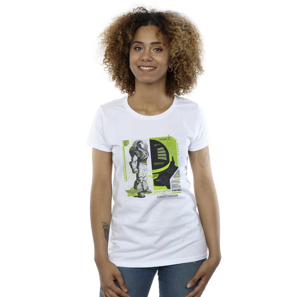 Disney Naiset/Naisten Lightyear Buzz Tech Panel Puuvilla T-paita