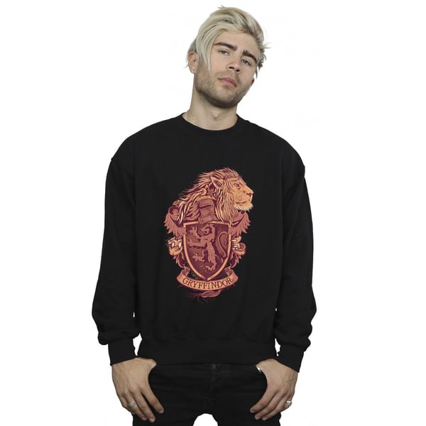 Harry Potter Mens Gryffindor Sketch Crest Sweatshirt
