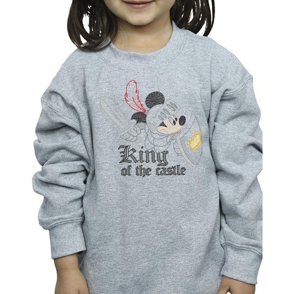 Disney Girls Mickey Mouse King Of The Castle Sweatshirt