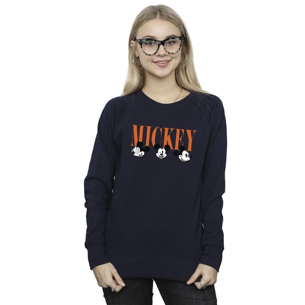 Disney Womens/Ladies Mickey Mouse Faces Sweatshirt