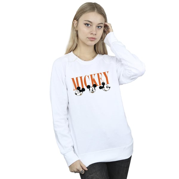 Disney Womens/Ladies Mickey Mouse Faces Sweatshirt
