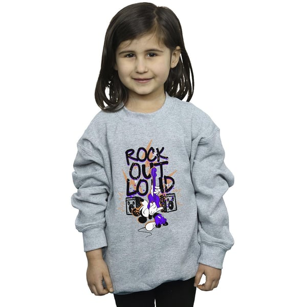 Disney Girls Mickey Mouse Rock Out Loud Sweatshirt
