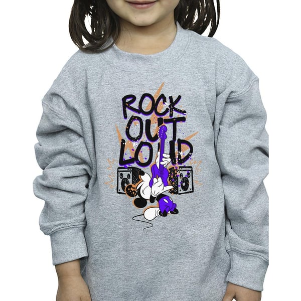 Disney Girls Mickey Mouse Rock Out Loud Sweatshirt