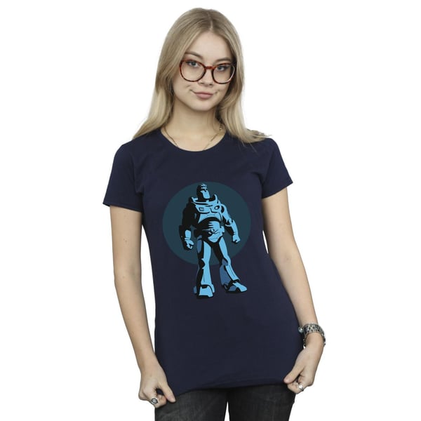 Disney Womens/Ladies Lightyear Buzz Standing Circle Cotton T-Shirt