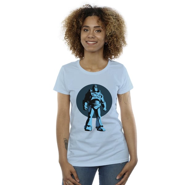 Disney Womens/Ladies Lightyear Buzz Standing Circle Cotton T-Shirt