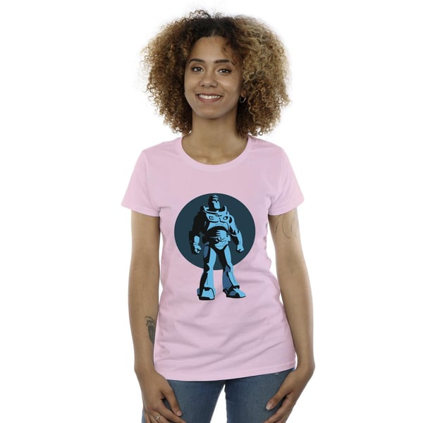Disney Womens/Ladies Lightyear Buzz Standing Circle Cotton T-Shirt