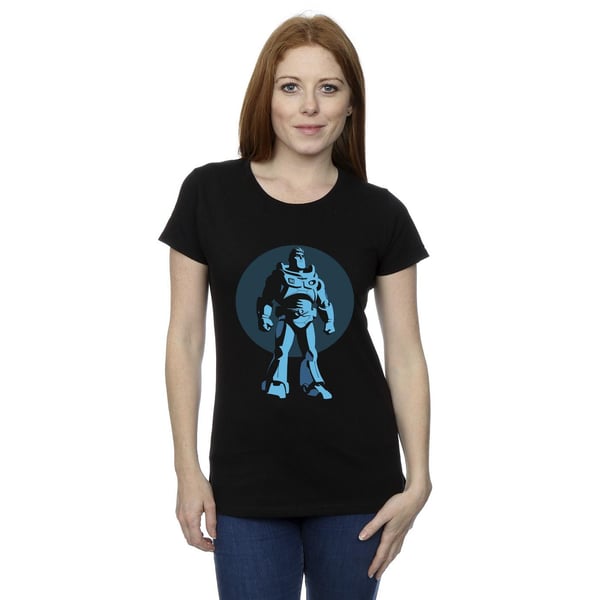 Disney Womens/Ladies Lightyear Buzz Standing Circle Cotton T-Shirt