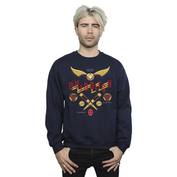 Harry Potter Mens Quidditch Golden Snitch Sweatshirt