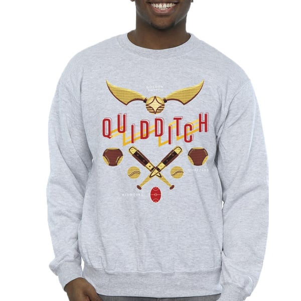 Harry Potter Mens Quidditch Golden Snitch Sweatshirt
